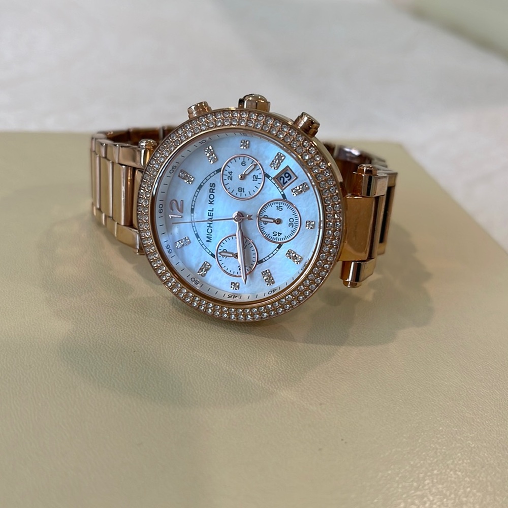 Michael Kors Rose Gold Watch - needs new battery